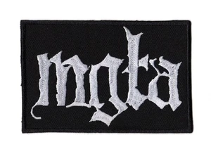 Mgla Embroidered Sew-on Patch | Polish Black Metal Music Band Logo - Picture 1 of 2