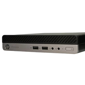 HP Prodesk 400 G5 Mini-PC: i5-9500T, 8GB DDR4, 256GB NVMe, Wifi - Afbeelding 1 van 3