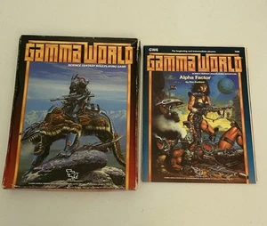 TSR Gamma World With Books And Maps 7010 + Alpha Factor 7509 NO DICE - Picture 1 of 3