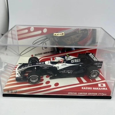 PMA 1/43 Williams Toyota FW30 Kazuki Nakajima 2008 Signed Model Limited 777 - Immagine 1 di 3