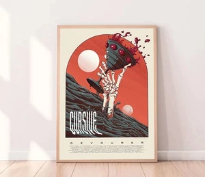 Cursive The Band Devourer Tour 2025 Poster, Rock Band Concert Art Wall Decor - Picture 1 of 5