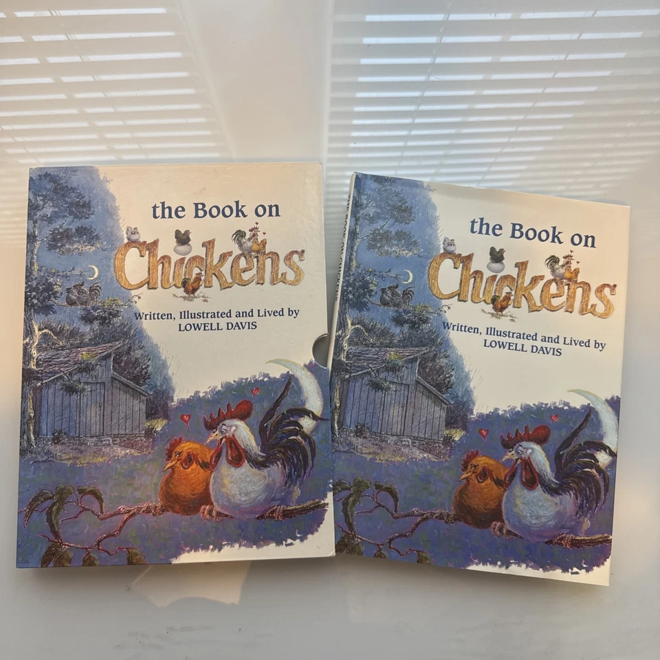 Vintage Signed 1st Ed. 1992 "The Book On Chickens" Lowell Davis SIGNED w/doodle! - Image 1 of 4