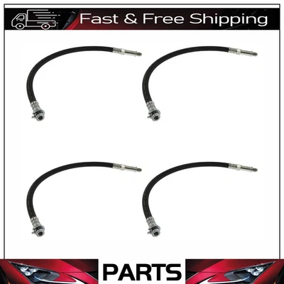 4 piezas centradas en manguera de línea de freno delantero trasero para Chevrolet Bel Air 1953-1954 Foto 1 de 3