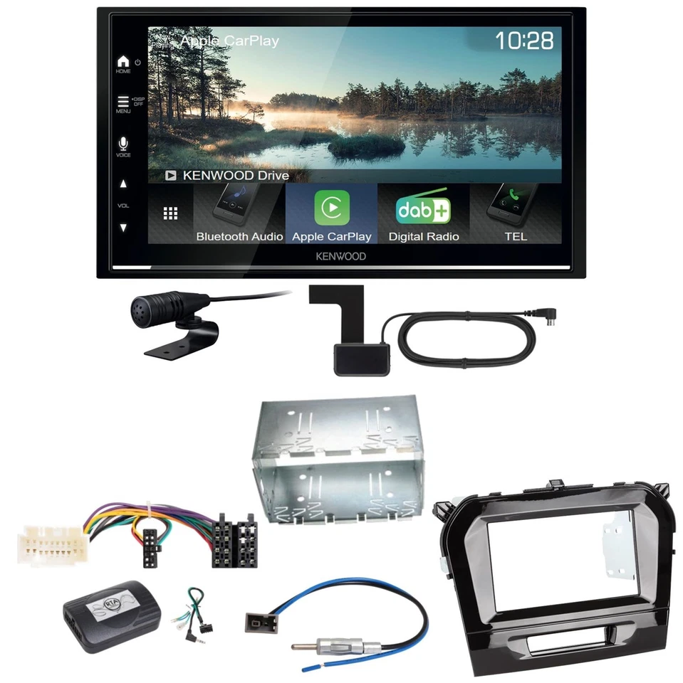 Kenwood DMX7722DABS Android Auto CarPlay Einbauset für Suzuki Vitara LY - Bild 1 von 1