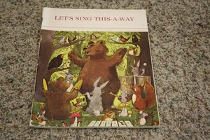Lets Sing This A-Way Open Court Publishing softback music Kindergarten Music Prg - Picture 1 of 5
