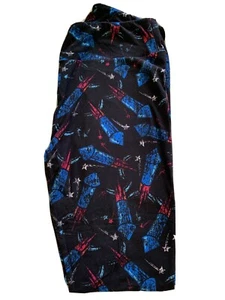 Lularoe TC Leggings Patriotic Firework Rockets 4th Of July Rare New Unicorn - Picture 1 of 4