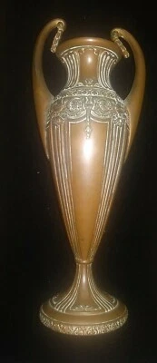 Antique Bronze Urn, Neoclassical Motif,  Vintage, Beautiful - Image 1 of 4