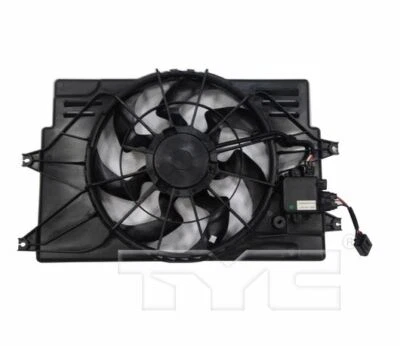 TYC 624160 Dual Rad& Cond Fan Assy Hyundai Elantra 1.4L 2017-2020 Models - Image 1 of 3