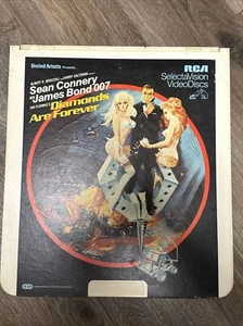 Diamonds are Forever James Bond 007 CED Video Disc Movie 🐶 - Picture 1 of 2