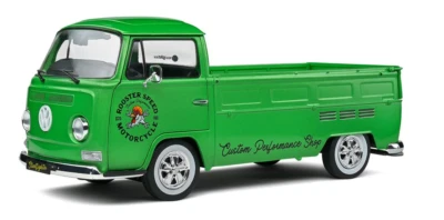 SOLIDO - VOLKSWAGEN T2 Pick-up 1968 Verde personalizzato - 1/18 - SOL1809401 - Immagine 1 di 4