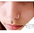 Double Nose Hoop Ring For Piercing Nose Hoop Women Spiral Nose Hoop Jewelry