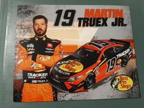 Nascar Martin Truex Jr. #19 Bass Pro Shops Tracker Boats Post/Hero Card Cover