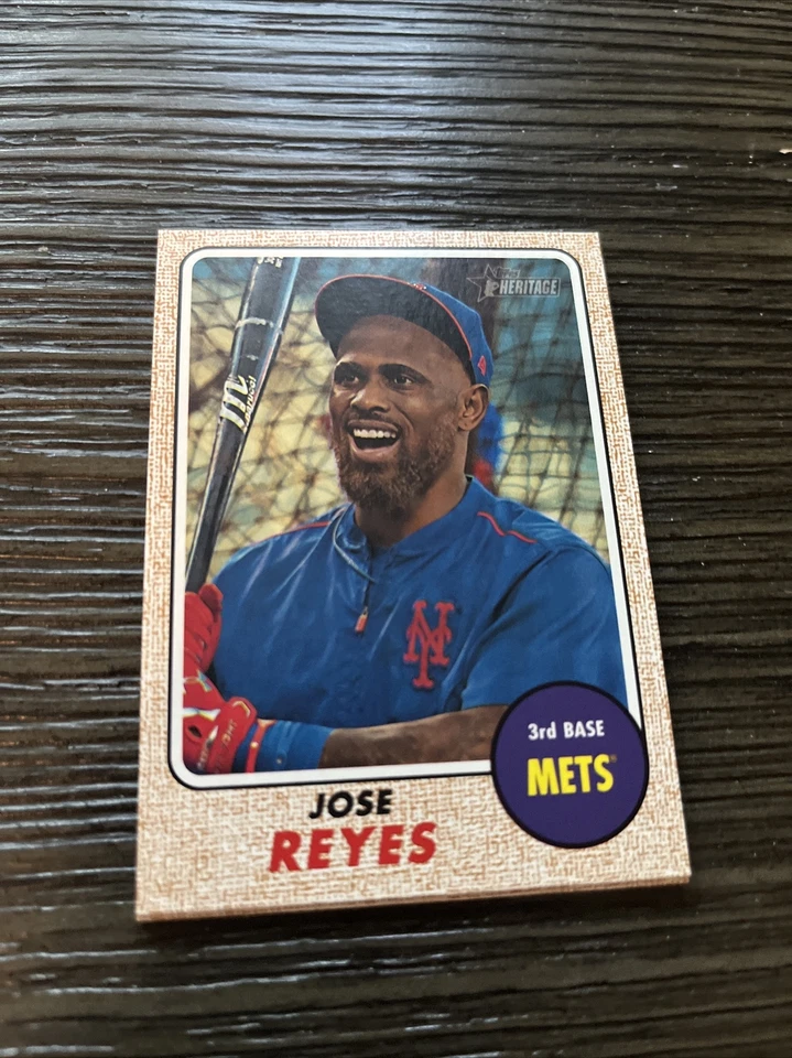 2017 Topps Heritage #332 Jose Reyes New York Mets - Image 1 of 1
