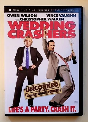Wedding Crashers DVD Owen Wilson Vince Vaughn Widescreen Uncorked Edit Free Ship - Image 1 of 3
