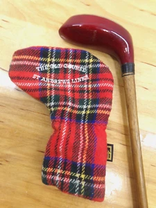 Swilken Presentation Putter St Andrews RH 35" Wood Shaft Leather Grip Head Cover - Picture 1 of 23