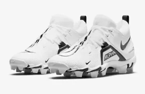 Nike Alpha Menace 3 Hai Fußballschuh WHT/BLK CV0582-100 Größe 8 Neu - Bild 1 von 4