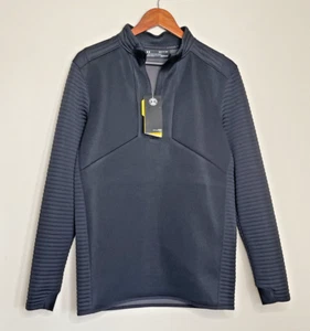 Under Armour Storm Sweatshirt 1/4 Zip Golf Pullover Men Small Water Resistan NWT - Picture 1 of 6