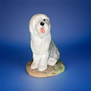OLD ENGLISH SHEEP DOG FIGURINE CHARMSTONE - EARL SHERWAN - Picture 1 of 5