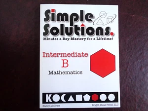Simple Solutions Intermediate B Mathematics Student Workbook PB 2008 - Picture 1 of 15