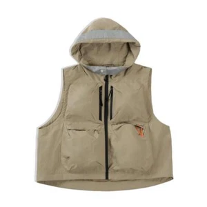Quick Drying Vest Men's Outdoor Casual Waistcoat Hooded Jacket Fishing Vest - Picture 1 of 8