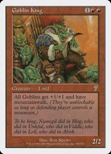 GOBLIN KING - 7th Edition - RARE MtG Card Magic: the Gathering