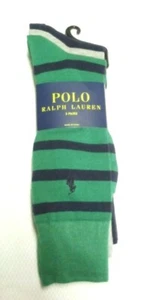  PAQUETES DE 3 PARES DE CALCETINES DE VESTIR CON ESTILO DIVERTIDO JUGADOR POLO RALPH LAUREN VARIOS COLORES - Imagen 1 de 12