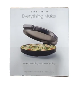 Horno eléctrico para pizza Chefman Everything Maker 12" encimera se derrite antiadherente - Imagen 1 de 6