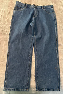 REDHEAD BRAND CO DENIM BLUE JEANS 40X32 PANTS RED HEAD - Image 1 of 4