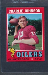1971 Topps #085 Charlie Johnson Oilers EX/MT *2913 - Foto 1 di 1