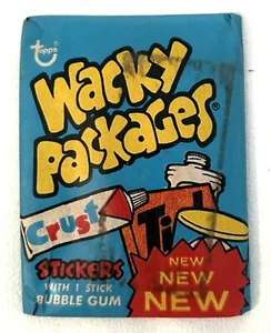 1974 Wacky Packages Unopened Wax Pack 6th Series 0-462-21-02-3 - Picture 1 of 2