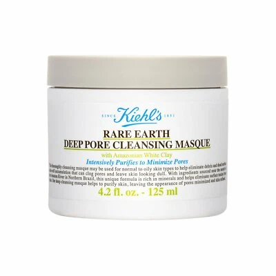 Kiehl's Rare Earth Deep Pore Cleansing Masque 5oz,142g Skincare Mask NEW #5544 - Image 1 of 3