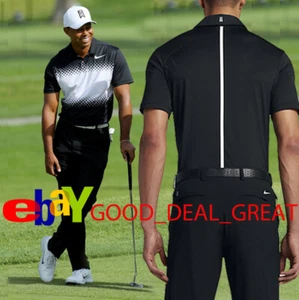 Nike Tiger Woods TW Mobility Majors Polo Shirt 833165-010 *Awesome* Pick Size - Picture 1 of 6