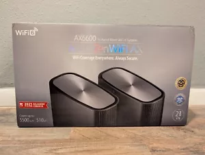 Router Asus ZenWiFi XT8 2PK AX6600 Tri-Band Mesh WiFi 6 paquete de 2,5 Gbps + PROBADO - Imagen 1 de 12