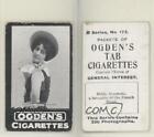 1901 Ogden's General Interest Series B Tobacco Mdlle Guerrero #172