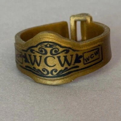 Винтажный пояс чемпиона WCW NWA игрушка для рестлинга WWF 1990 WWE аксессуар золото NWO - Изображение 1 из 4