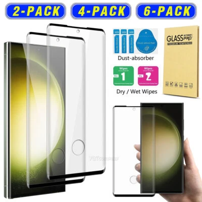 Protector de pantalla de vidrio templado completo para Samsung S23 S22 S21 S20 S10 S9 S8 Plus Foto 1 de 4