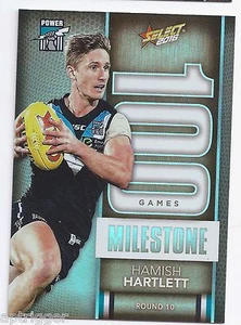 2016 Select Footy Stars Milestone (MG63) Hamish HARTLETT Port Adelaide - Picture 1 of 1