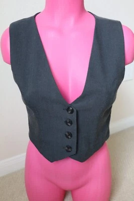 NWT ABERCROMBIE & FITCH MENSWEAR TAILORED VEST GRAY SIZE XS - Image 1 of 4