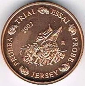 Jersey 2003 (Gr) probe-pattern-essai - 2 eurocent - Demonstratie - Picture 1 of 1