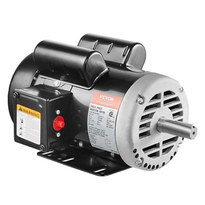 VEVOR 5HP Air Compressor Electric Motor, 230V 25 Amps, 56HZ Frame 3450RPM, 7/8"  - Picture 1 of 12