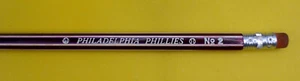 1970's Striped MLB No. 2 Pencil National League East Philadelphia Phillies - Picture 1 of 3