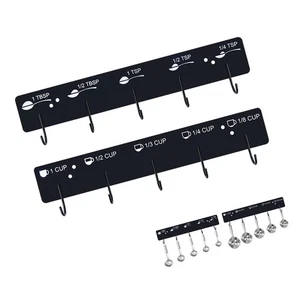 Premium Messbecher und Löffel Hängeregal, Messbecher Organizer Rack... - Bild 1 von 7