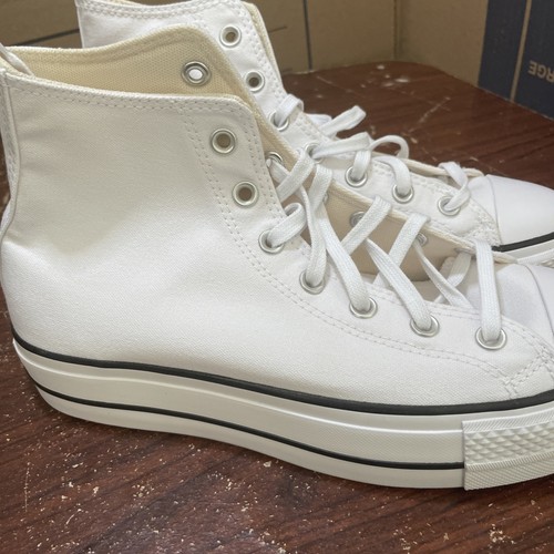Taglia 9 5 Converse Chuck Taylor All Star Platform High bianche da donna