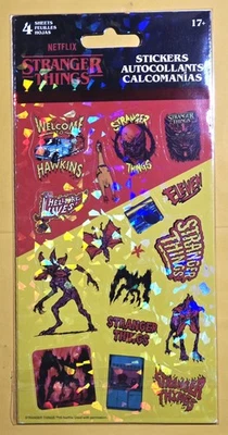 Netflix Stranger Things 4 hojas de pegatinas (2 hojas holográficas) Foto 1 de 4