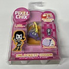 Pixel Chix 2006 Purple VW Road Trippin Car Unlockets Charm with Character Mattel