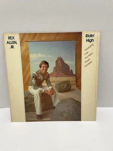 Rex Allen Jr. Ridin' High LP Vinyl Album 1976 Warner Bros. Records - Picture 1 of 5