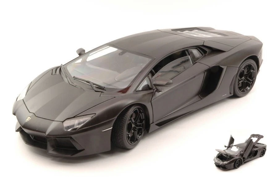 Welly WE8041BK LAMBORGHINI AVENTADOR LP700-4 2011 MATT BLACK 1:18 Modellino - Immagine 1 di 1