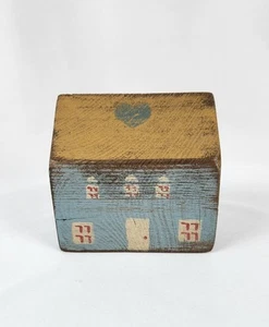 Vintage Erzgebirge Wooden Putz House Hand Painted.  - Picture 1 of 5