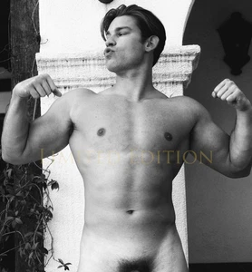 Handsome Male Nude Physique Gay Interest Limited Edition Photo 8.5x11 10.25 - Picture 1 of 2