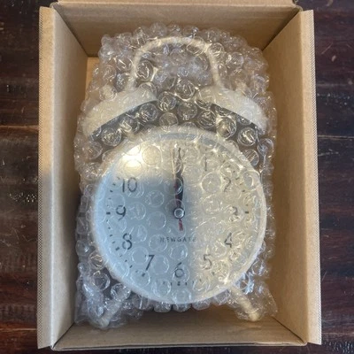 Newgate New Covent Garden Alarm Clock Overcoat Grey Retro Mid-Century Modern - Image 1 of 2